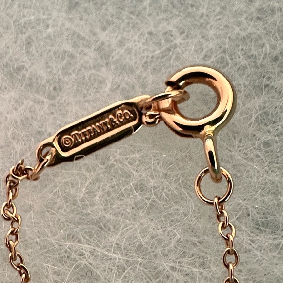 Tiffany & Co Rose Gold 750 18K Chain Necklace 16 inches - Picture 7 of 13